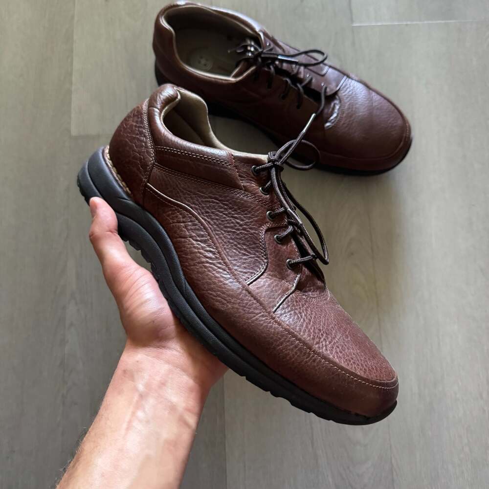 Rockport ProWalker K71020 Brown Leather Vibram Walking Shoes Mens 11.5